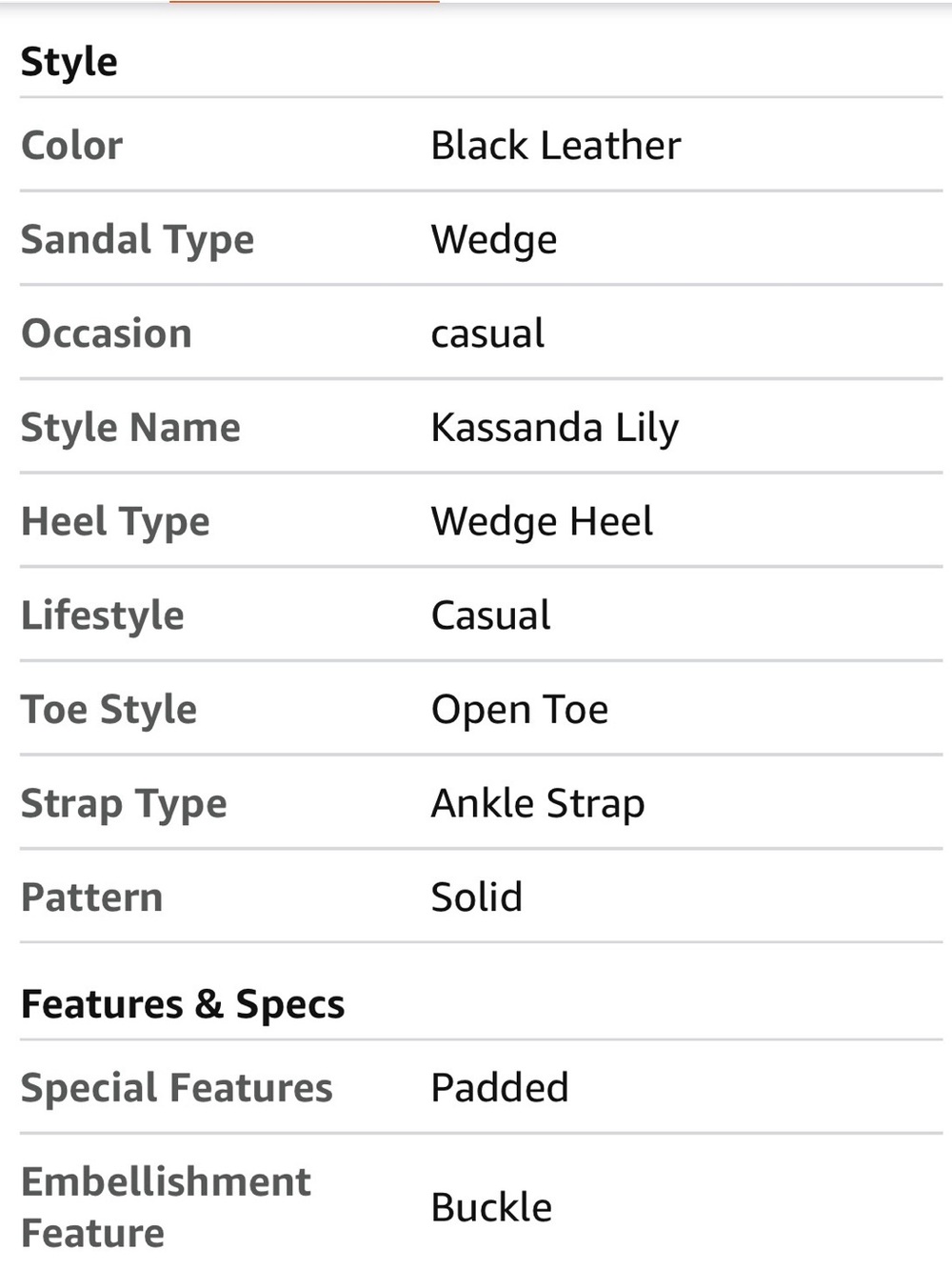 Clarks Kassanda Lily Wedge Sandal, 7 Wide - Picture 9 of 9